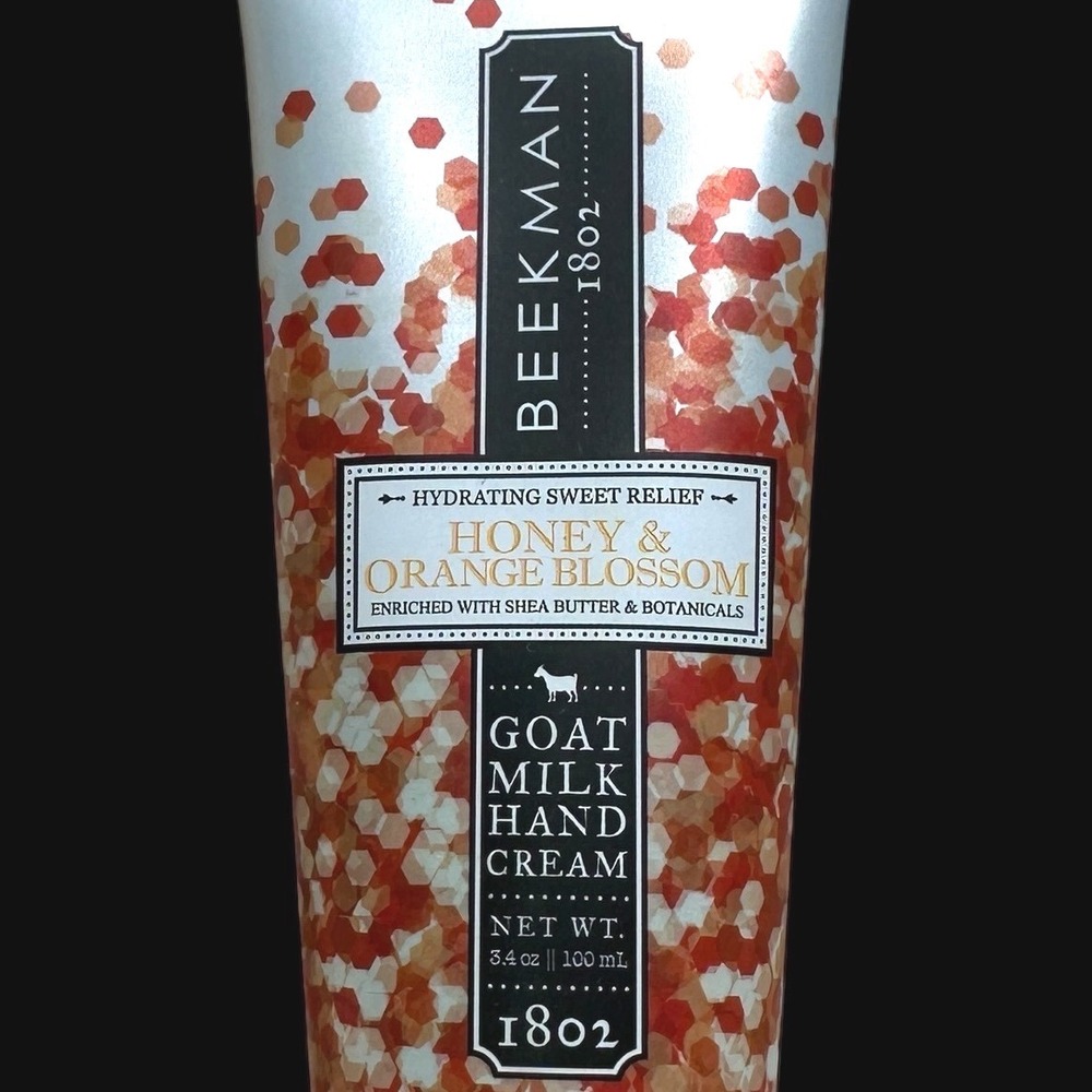 Beekman 1802 Honey & Orange Blossom Goat Milk Hand Cream 3.4 oz Sealed Tube